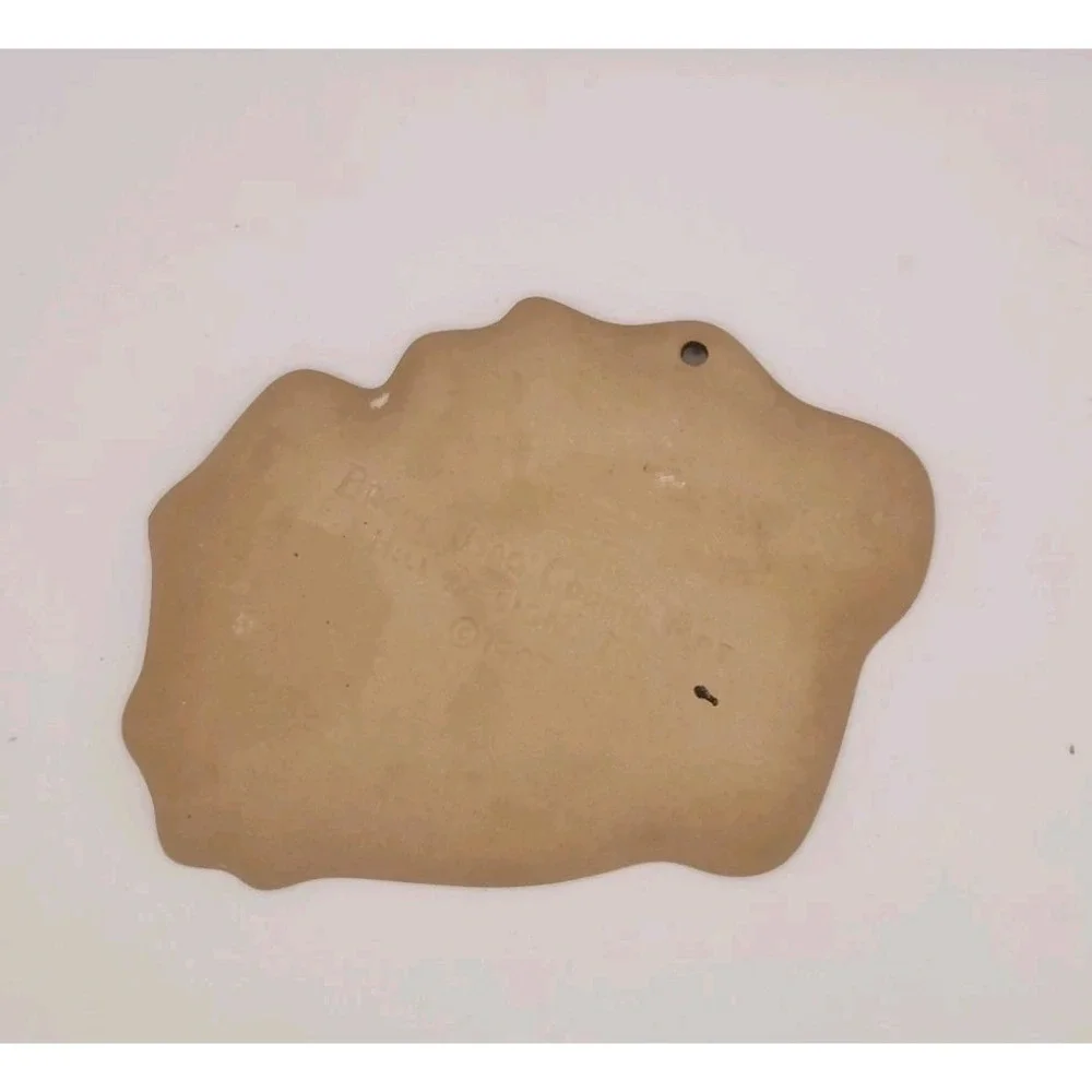 2 Vintage Brown Bag Cookie Art Angel with Heart 1987‎ Angel on Cloud 1992 Molds